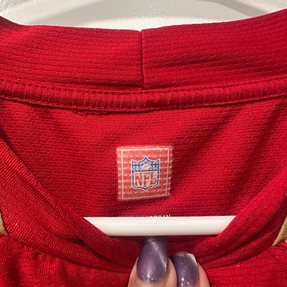 NFL San Francisco 49ers Red and Gold Long Sleeve Vintage Shirt - Picture 5 of 8